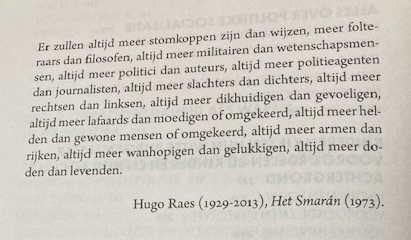 Quote van Hugo Raes
